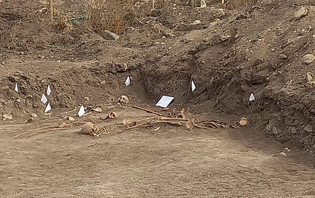 Ağdamda insan sümüyü qalıqları TAPILDI