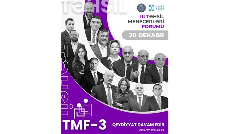 Bakıda III Təhsil Menecerləri Forumu  keçiriləcək