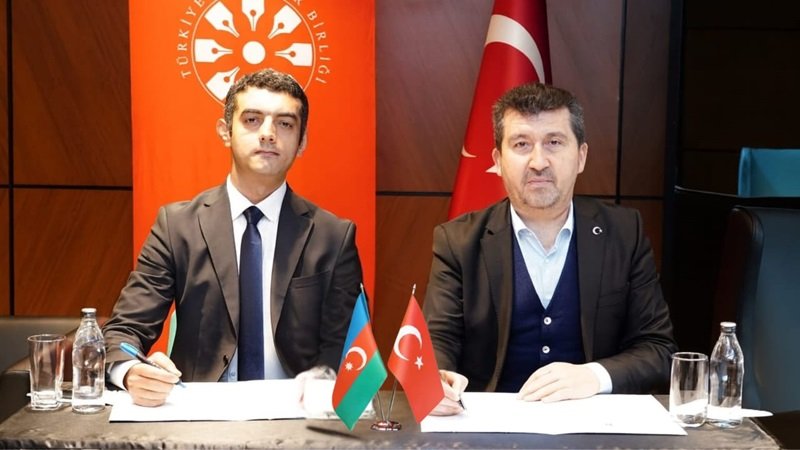 Türkiyə Yazarlar Birliyi ilə Dünya Gənc Türk Yazarlar Birliyi arasında MEMORANDUM İMZALANIB