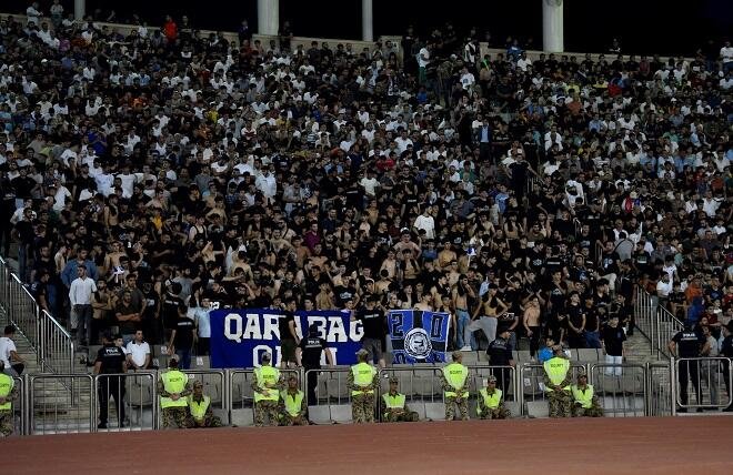 "Qarabağ" azarkeşlərinə görə cərimələndi