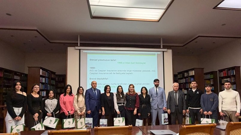 Bakı Biznes Universitetində sığorta mədəniyyətinə həsr olunmuş növbəti maarifləndirici görüş keçirilib