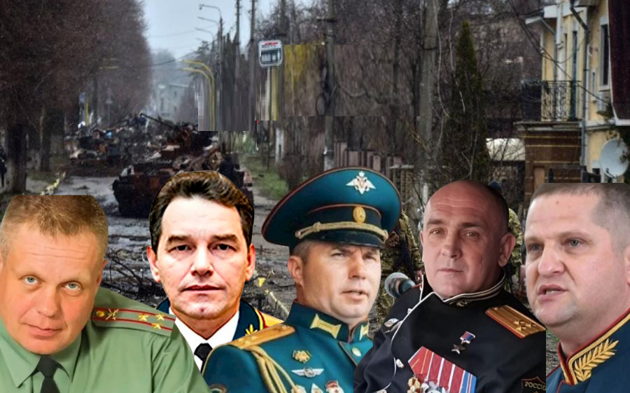 Müharibə başlayandan sonra ölən 11 rus GENERALI