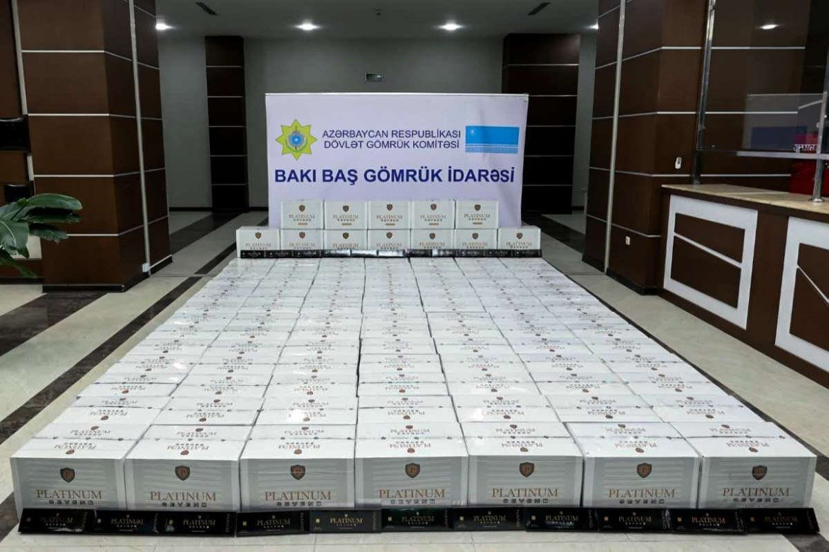 Gömrükçülər Xırdalanda əməliyyat keçirdi - 1 milyon 180 min ədəd siqaret... - FOTO