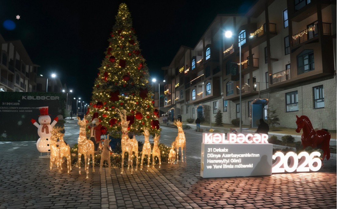 Kəlbəcərdə 32 il sonra ilk dəfə Yeni il tədbiri keçirildi - FOTOLAR