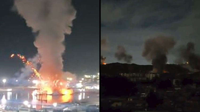 "CBS" Venesuelanın vurulan obyektlərinin peyk görüntülərini yaydı - FOTO