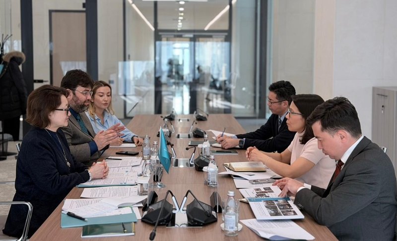 Türk Mədəniyyəti və İrsi Fondu ilə Qazaxıstan Respublikası Milli Bankı arasında yeni əməkdaşlıq istiqamətləri