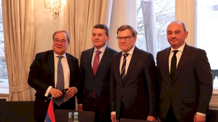 Ermənistan və Azərbaycan səfirləri Almaniyada bir araya gəldi