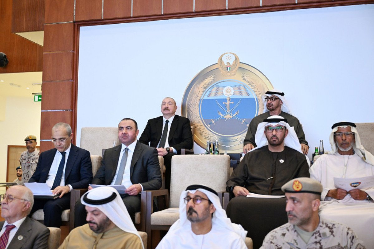 Prezidentlər Əbu-Dabidə təlimi izlədilər