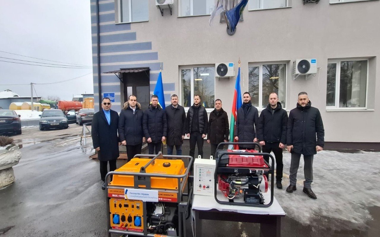 Azərbaycandan Ukraynaya generatorlar göndərildi - FOTO