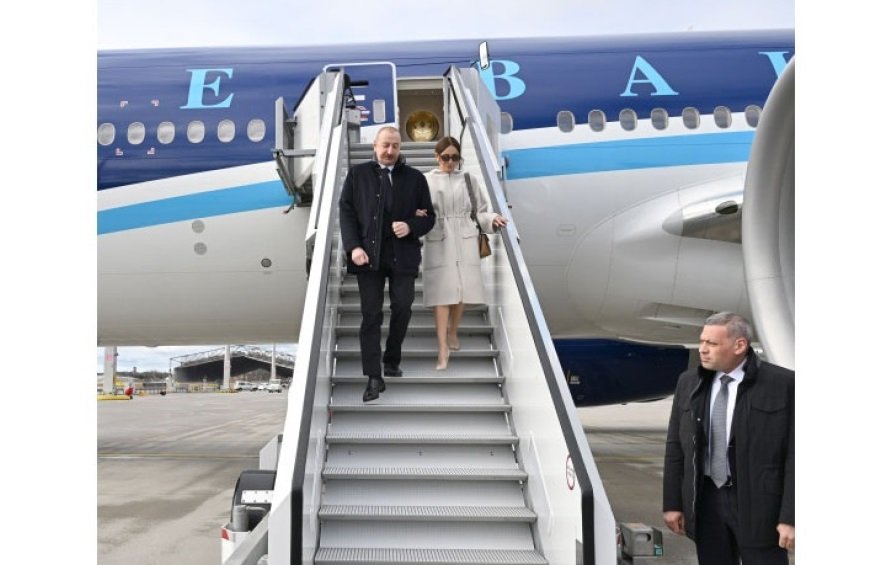 İlham Əliyev Almaniyaya getdi