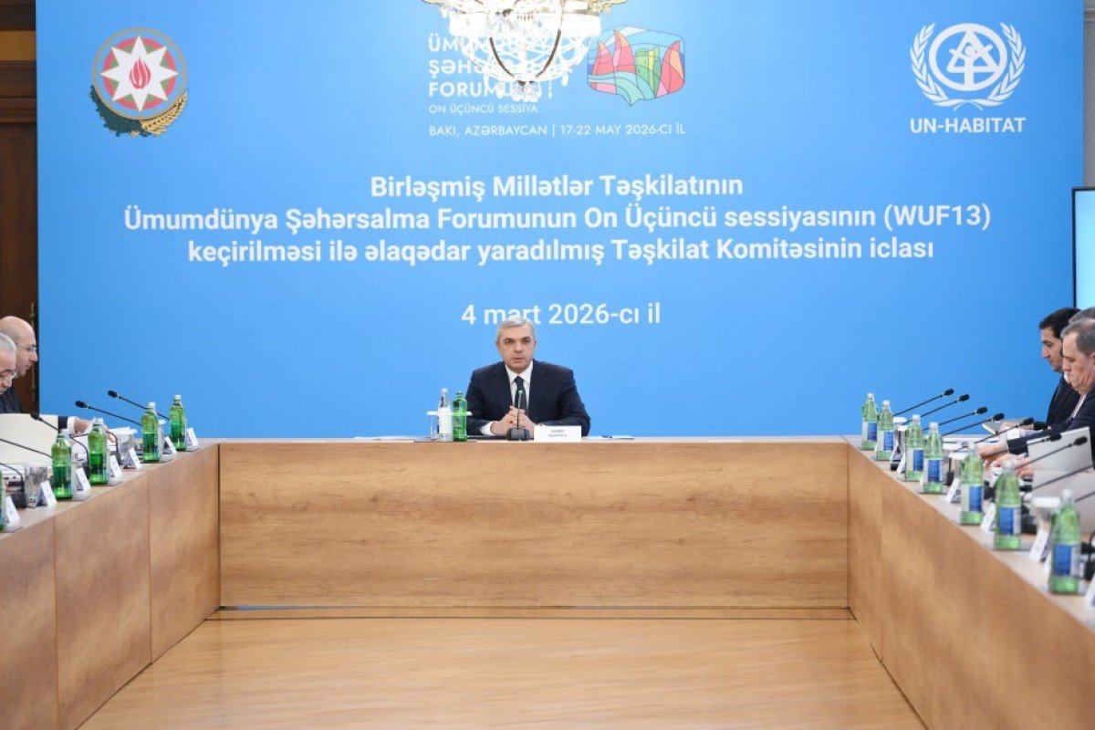 WUF13-ün Təşkilat Komitəsində hazırlıq məsələləri müzakirə olundu