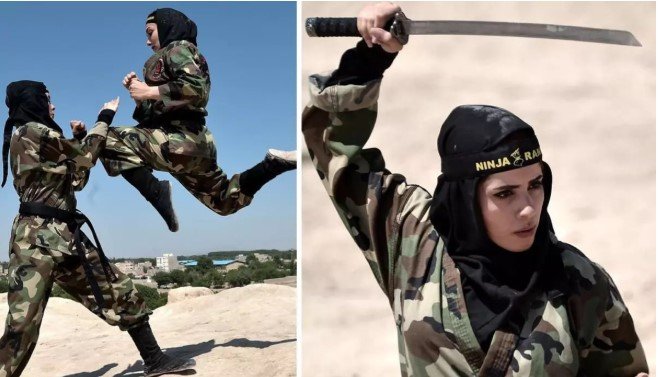 İranda “Qadın ninjalar” - İsrail əsgərlərini gözləyirlər - FOTO