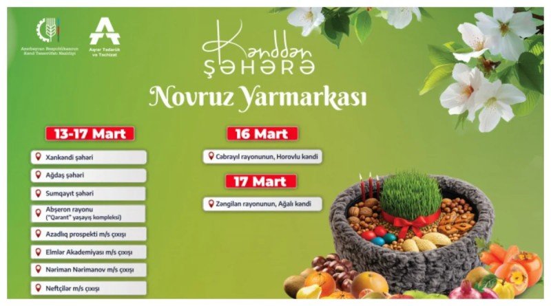 "Kənddən Şəhərə" Novruz yarmarkası QARABAĞDA - TARİXLƏR
