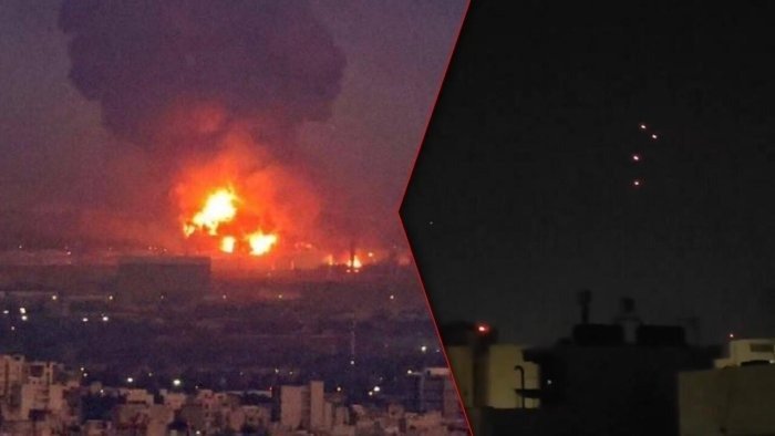 Tehranın "kəşfiyyat beyni" vuruldu: Kosmik Tədqiqatlar Mərkəzi alovlar içində