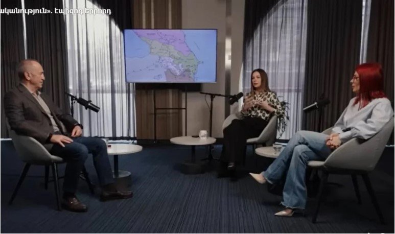 Köçəryan xəritə nümayiş etdirdi: Müharibə olacaq