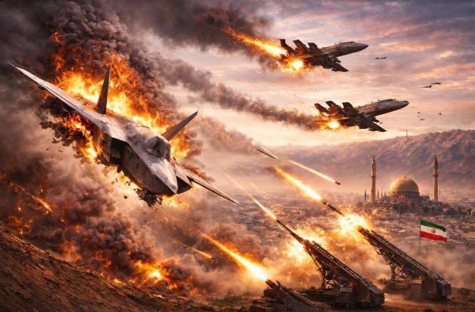 İran səmasında gərginlik: ABŞ-nin 3 döyüş təyyarəsi vuruldu