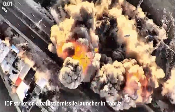 İranın planlaşdırılan raket atəşinin qarşısı belə alındı – VİDEO