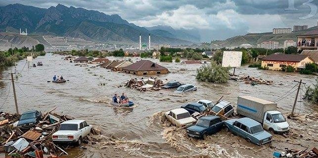 Dağıstan güclü seldən sonra - Dəhşətli GÖRÜNTÜLƏR + VİDEO