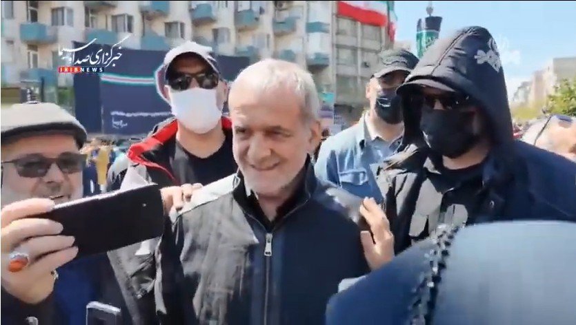 Məsud Pezeşkian ictimaiyyət arasında göründü - VİDEO