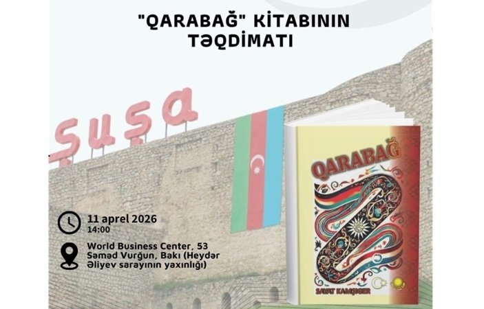 Bakıda qazax şairinin “Qarabağ” kitabının təqdimatı keçirilib