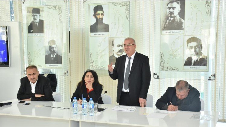 Sumqayıtda Azərbaycan dilinə həsr olunmuş tədbir keçirilib - FOTOLAR