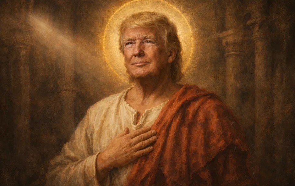 Trump İsa obrazlı fotosunu sildi - FOTO