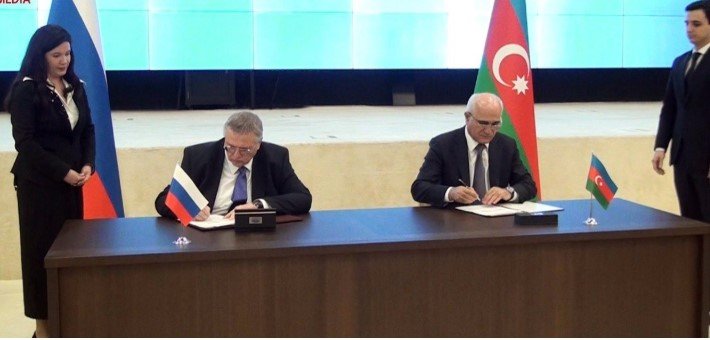 Azərbaycan və Rusiya arasında mühüm sənədlər İMZALANDI – FOTO