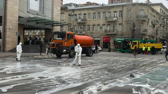 Bakı küçələrinin niyə yuyulduğu bilindi – Virus deyilmiş…
