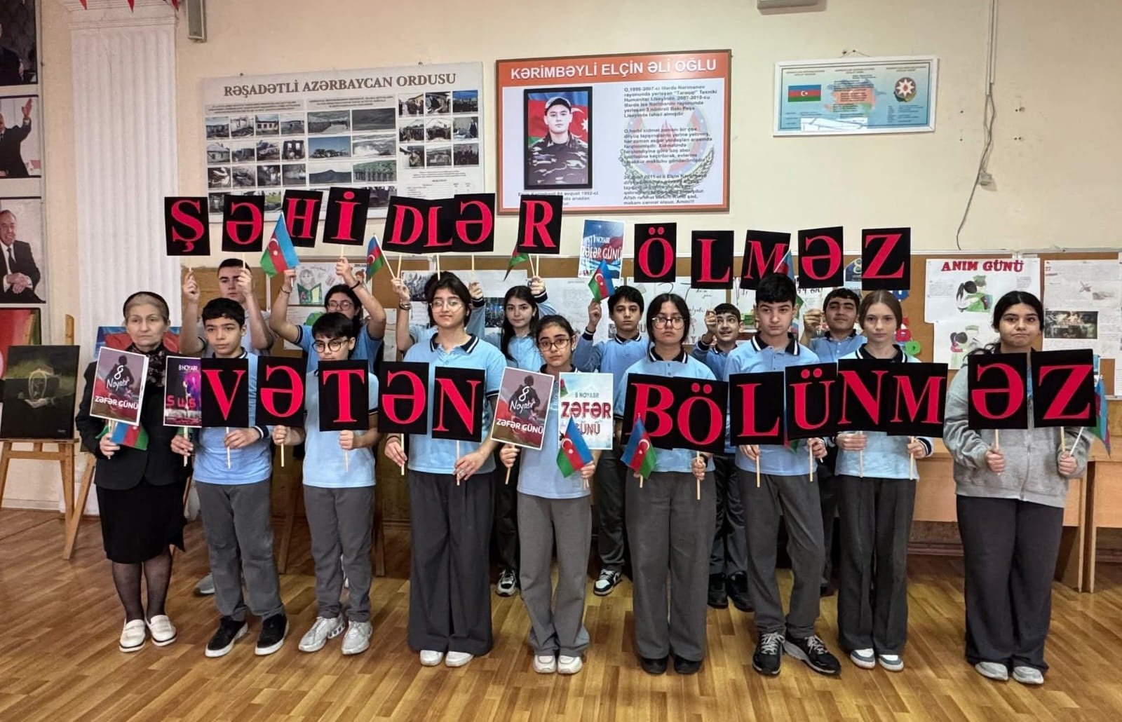 Şəhid Elçin Kərimbəylinin Anim günü qeyd edilib