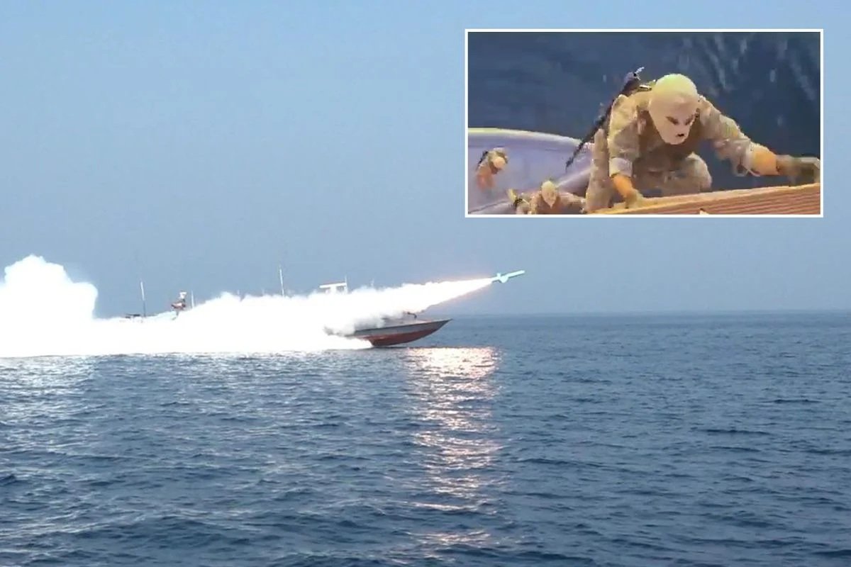 Müharibədə bir ilk! Gəminin ələ keçirilməsinin görüntüləri yayımlandı