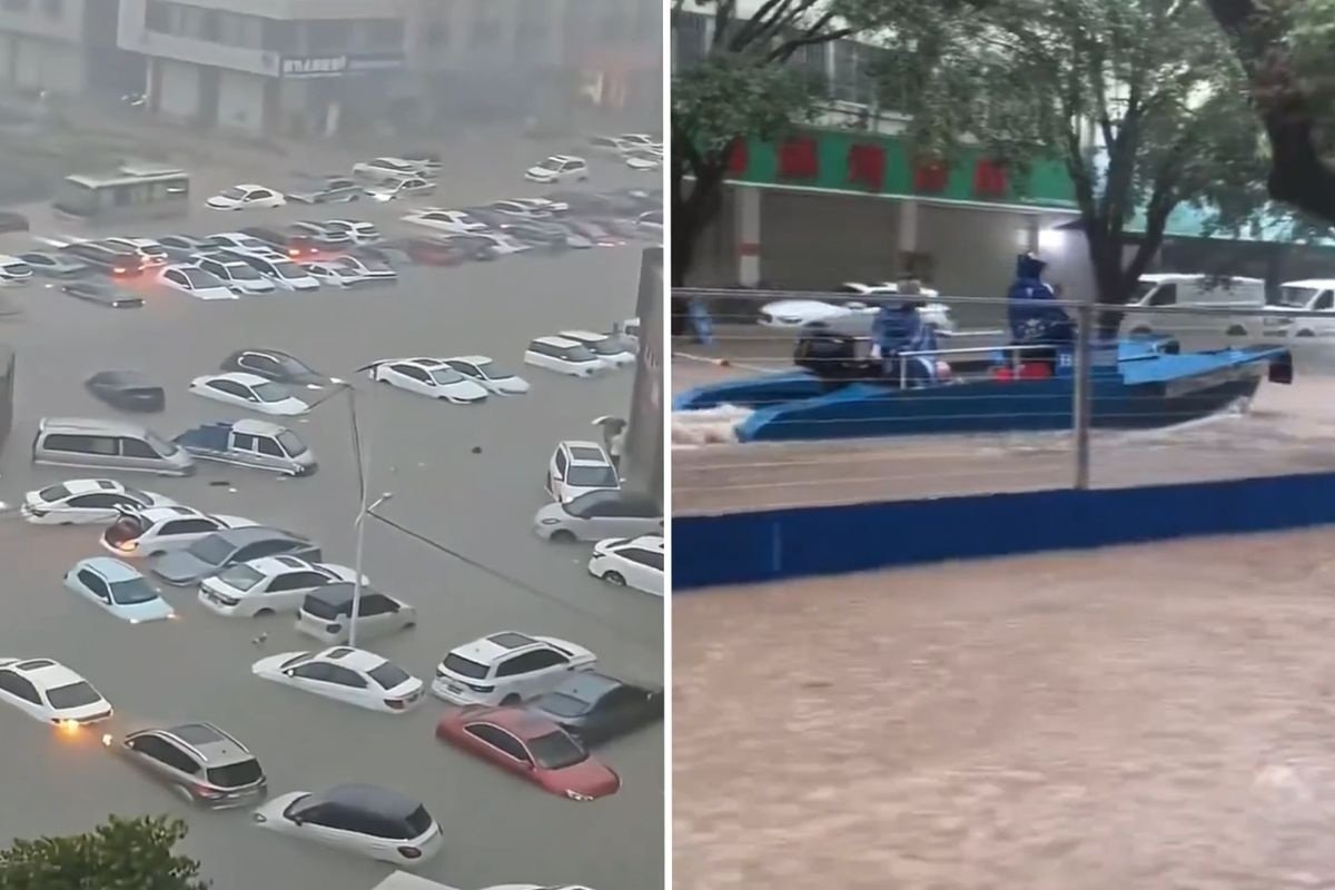 Ölkə əsrin fəlakətini yaşayır! Şəhər tamamilə su altında qaldı