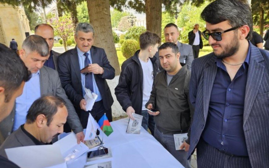 Masallı Kitab Festivalında Əkbər Qoşalının “Seçilmiş əsərləri”nin I cildinin imza mərasimi keçirilib