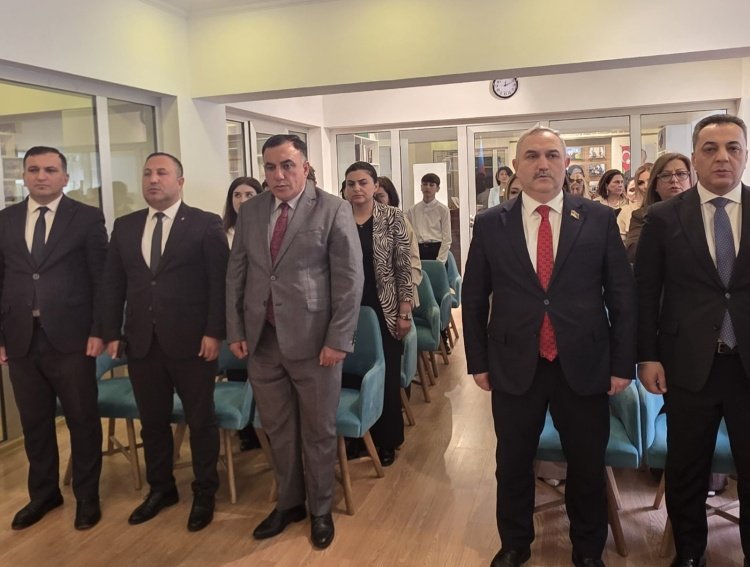 Heydər Əliyevin anadan olmasının 103-cü ildönümü münasibətilə "Ulu öndərin irsi" adlı tədbir keçirilib -Fotolar