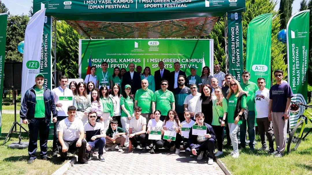 Mingəçevir Dövlət Universitetində “I Yaşıl Kampus İdman Festivalı” keçirildi
