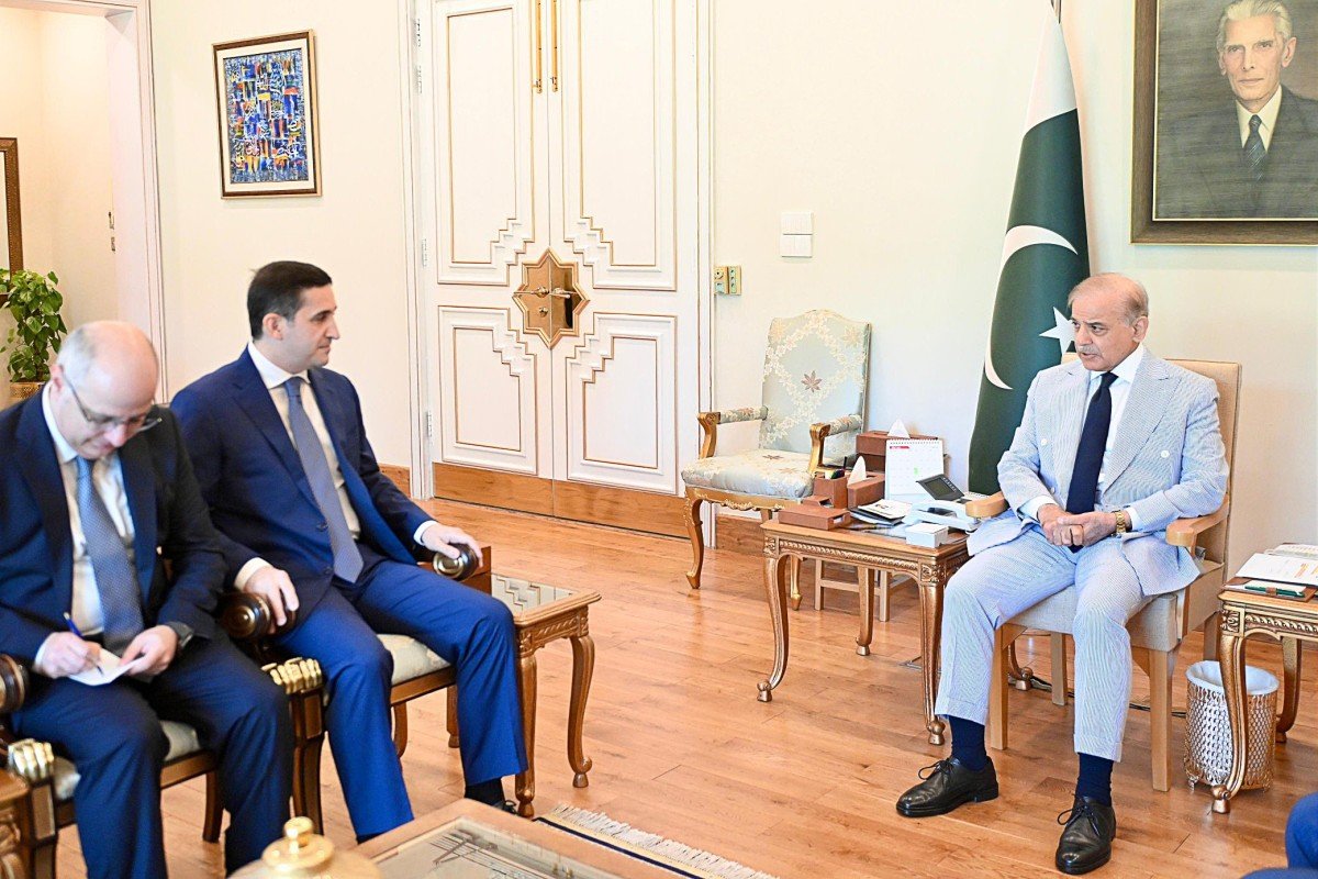 Şahbaz Şərif Fərid Əhmədovu qəbul etdi