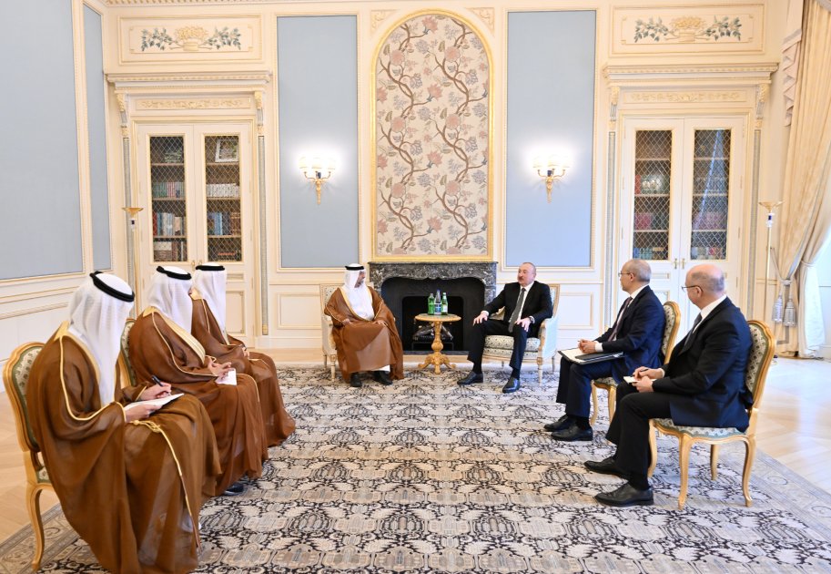 Prezident BƏƏ-nin energetika və infrastruktur nazirini qəbul edib - FOTO