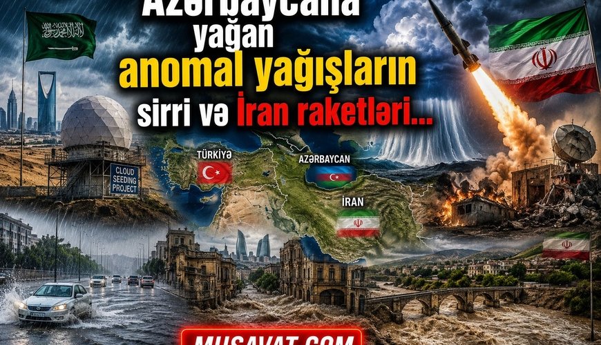Azərbaycana, Türkiyəyə və İrana yağan anomal yağışların sirri: İran iqlim laboratoriyalarını dağıdaraq…