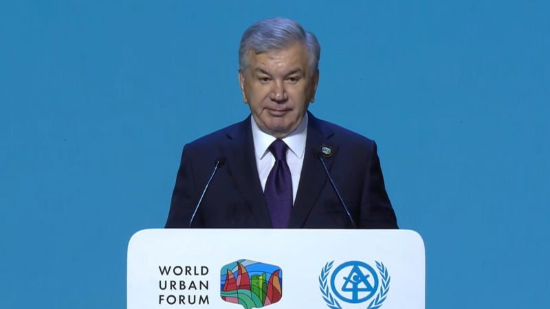 Mirziyoyev: Özbəkistan Qarabağda quruculuq işlərinə töhfə verməyə hazırdır