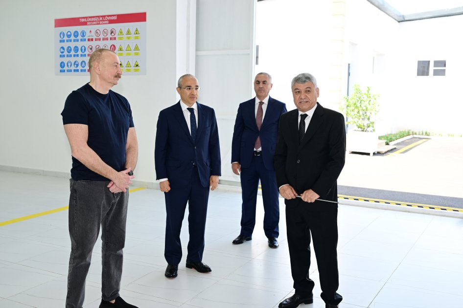 Xocalıda “Qarabağ Tekstil Evi” MMC istifadəyə verilib