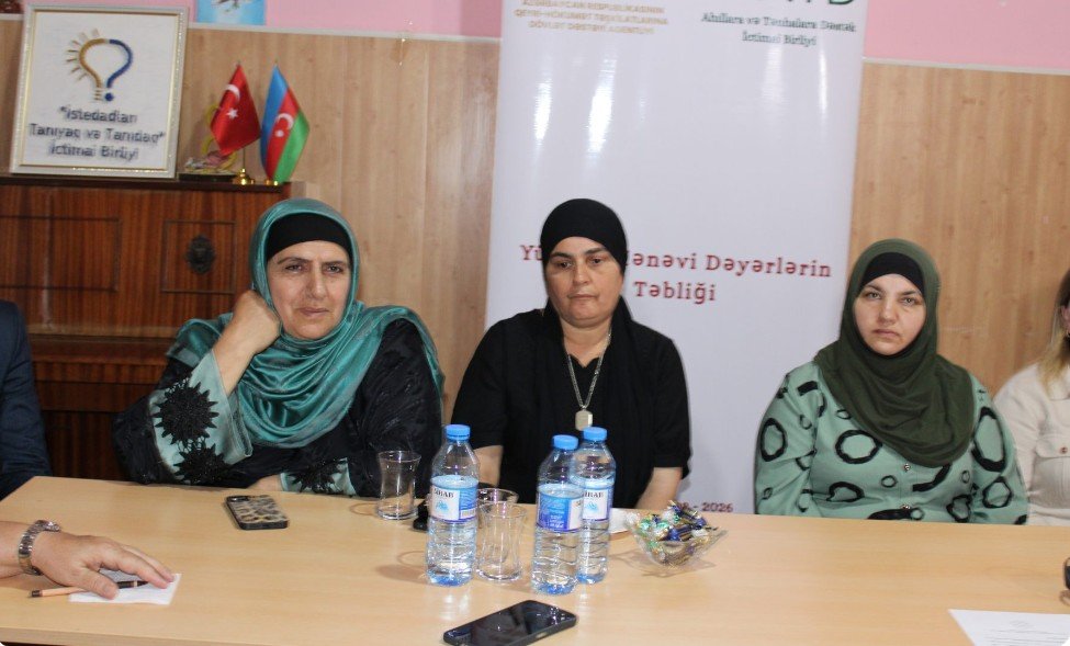 “Yüksək Mənəvi Dəyərlərin Təbliği” layihəsi çərçivəsində ilk tədbir keçirildi