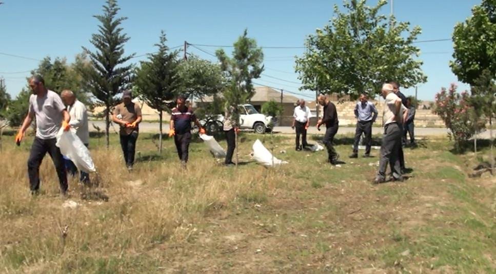 “Ana Kür” ictimai birliyi Kür çayı sahilində təmizlik aksyası keçirilib