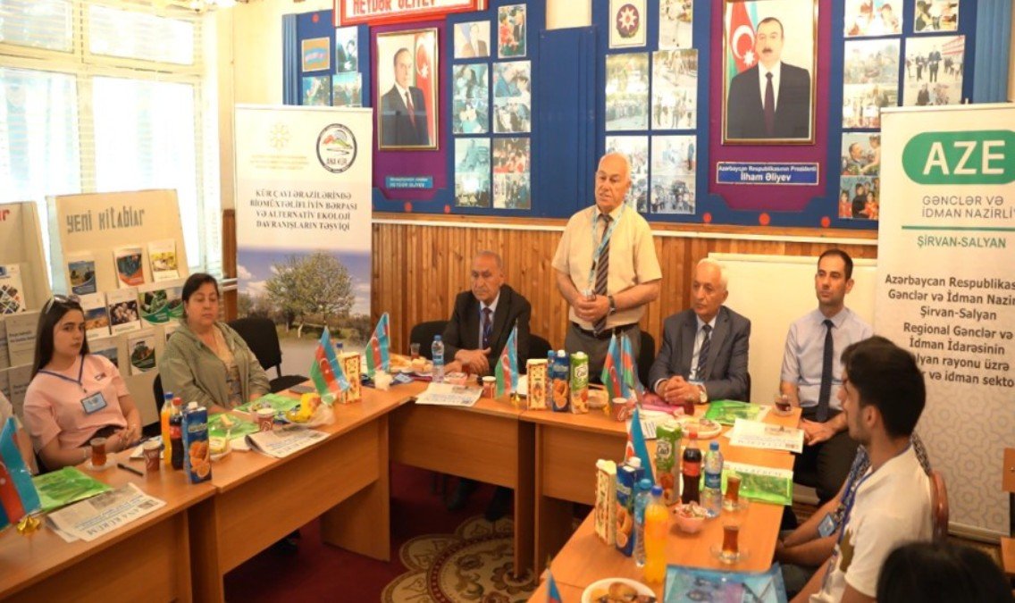 “Kür çayı ərazilərində biomüxtəlifliyin bərpası və alternativ ekoloji vərdişlərin təşviqi” layihəsi çərçivəsində növbəti tədbir keçirilib