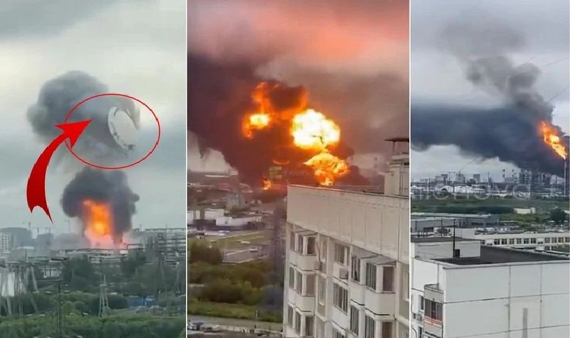 Paytaxta kütləvi dron hücumu: Güclü partlayış və yanğın baş verdi