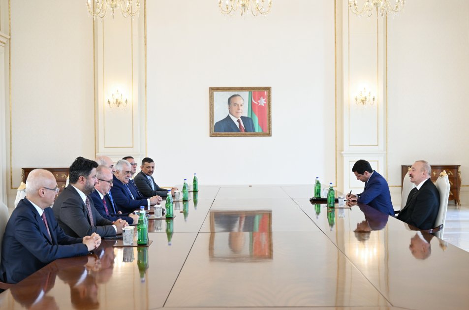 Numan Kurtulmuş İlham Əliyevin QƏBULUNDA – FOTO