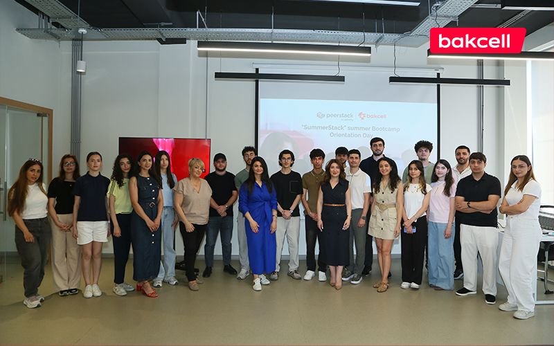Bakcell-in dəstəyi ilə keçirilən “SummerStack Bootcamp” başladı - FOTO