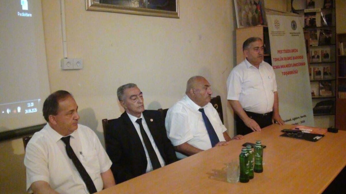 Ekoloji İnformasiya İB Bərdə rayonunda pestisidlərin təhlükələri ilə bağlı ilk seminarını keçirib
