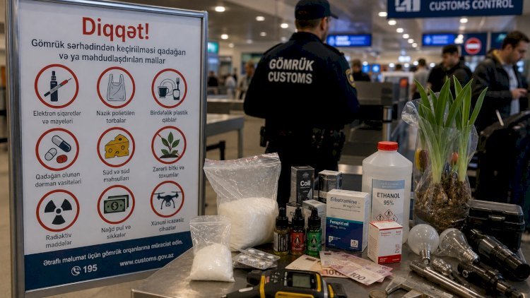 Çoxlarının bilmədiyi gömrük qadağaları: Bu məhsulları gətirmək problem yarada bilər