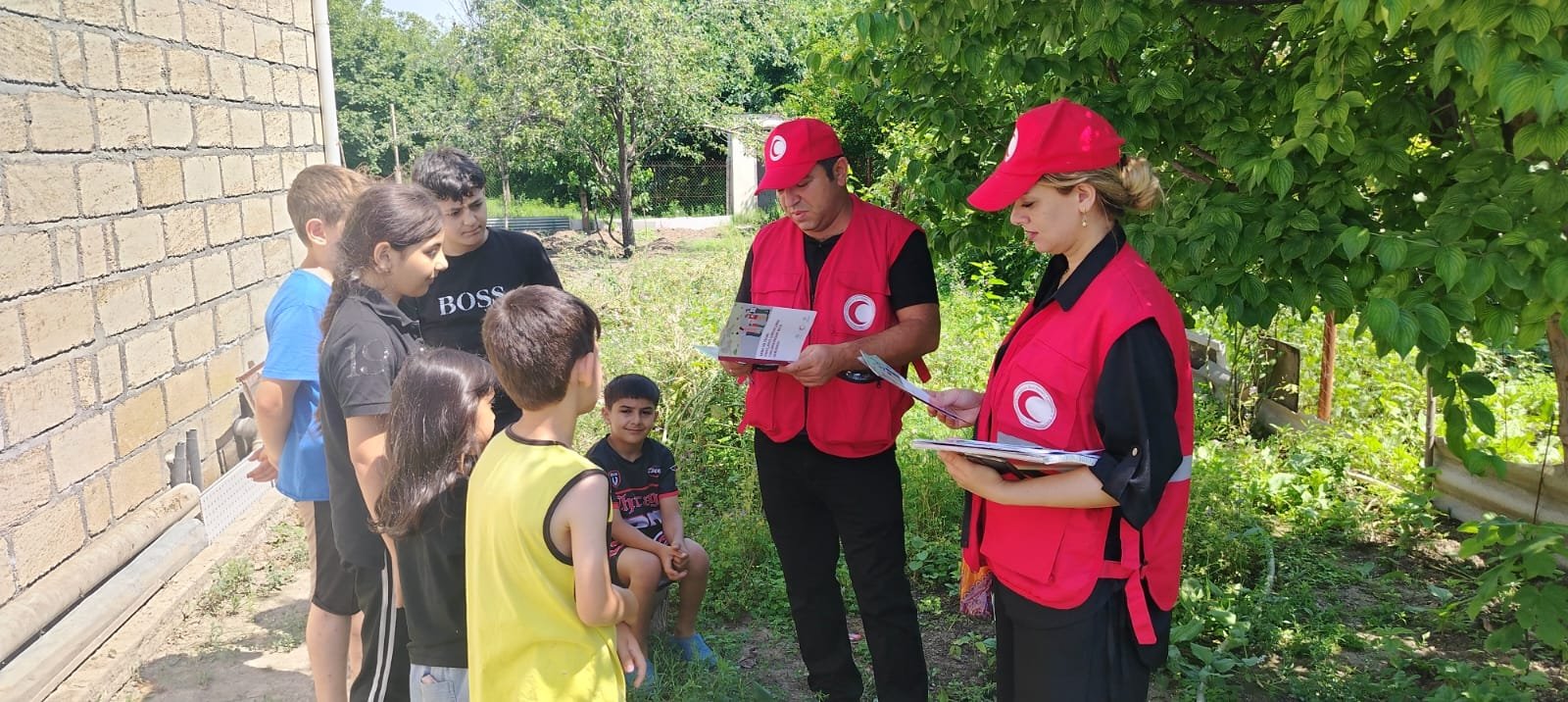 Ağdamın Baharlı qəsəbəsində mina təhlükəsinə dair maarifləndirmə sessiyası keçirilib