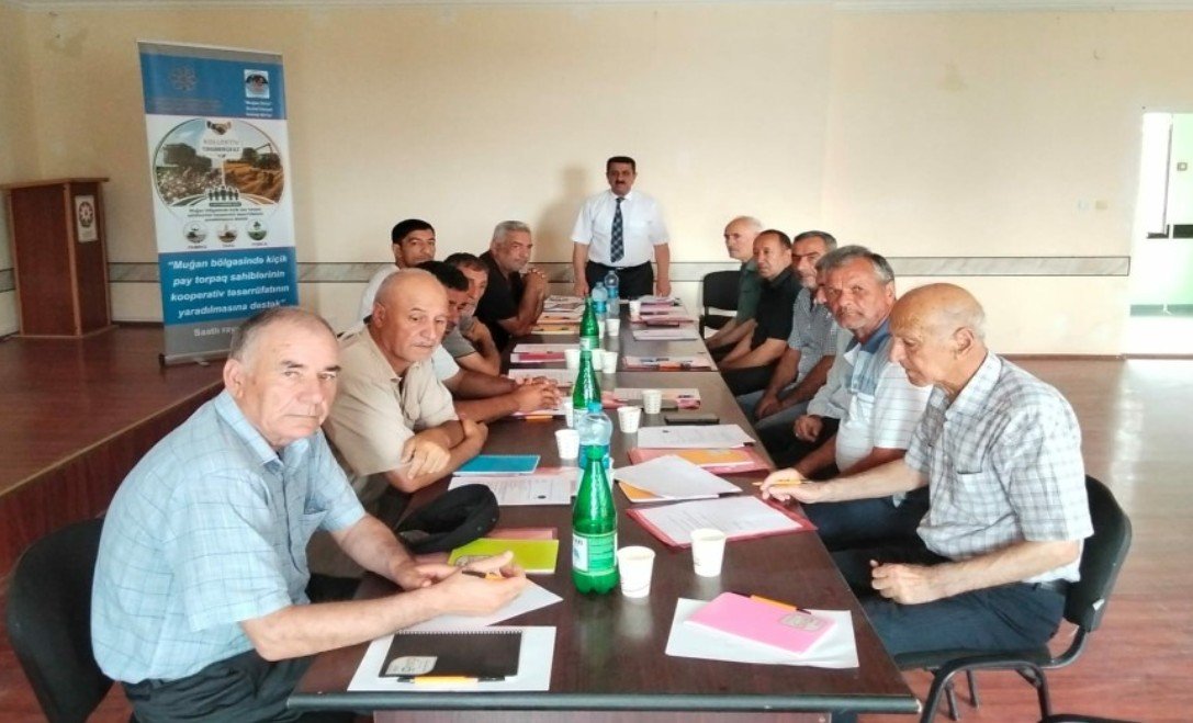 "Muğan bölgəsində kooperativ təsərrüfatının yaradılmasına dəstək" layihəsi çərçivəsində seminar keçirilib