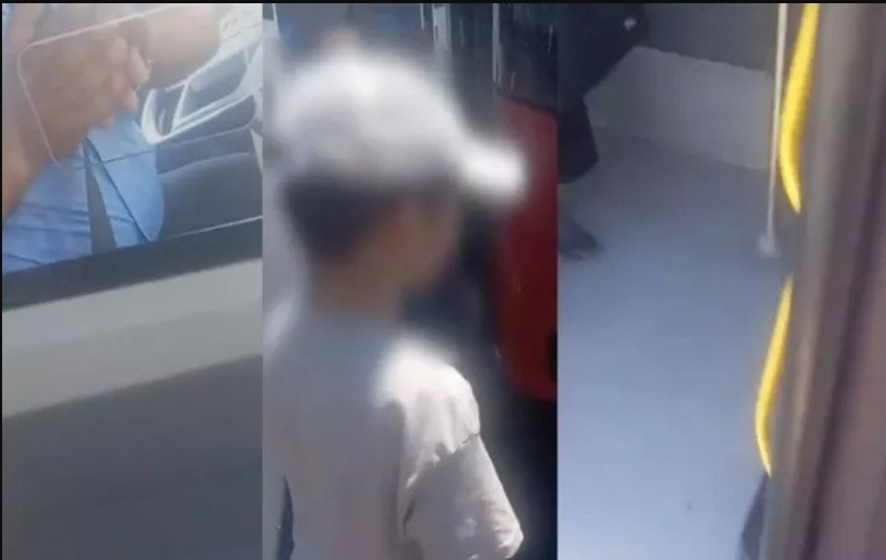 Bakıda avtobus sürücüsü ananı düşürdü - Xəstə uşağına görə -VİDEO